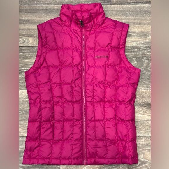 Marmot Fuchsia Quilted Vest Size Medium - Picture 1 of 4